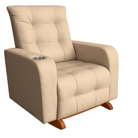 Poltrona de Amamentação Paris com Balanço e Puff Suede Premium | Conforto, Elegância e Qualidade
