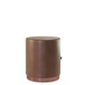 Kit 2 Banco Puff Redondo Decorativo Viena Café - Adz - 2