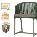 Ver imagem 4 de Mesa com 4 Cadeiras e Noronha Estofado 8 Trama Original Verde
