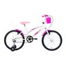 Bicicleta Aro 20 Infantil MTB Girl Com Roda Lateral - Branco - 1