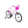 Bicicleta Aro 20 Infantil MTB Girl Com Roda Lateral - Branco - 2