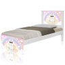 Cama Solteiro Padrão com Cabeceira Barcelona Unicórnio Baby Tema Infantil - 1