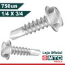 PARAFUSO SEXTAVADO AUTOBROCANTE FLANGEADO 1/4 X 3/4 750PÇS - 2