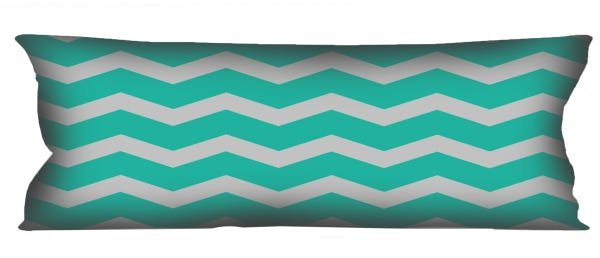 Almofadão de dormir Geomertico verde água 35x95 Atelier Valverde - 1