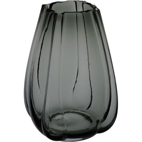 Vaso Decorativo Enfeite Casa Planta Home&Co Vidro 24x15x15cm Marrom