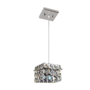 Ver imagem 1 de Pendente Lyon Cristal Qd 16x16 1 Luz G9 Bronzearte
