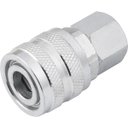 Ver imagem 2 de Engate Rápido Fêmea 1/4 Aço Carbono Com Rolete Cartela 1 Pe