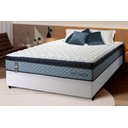 Ver imagem 1 de Conjunto Cama Box Espuma Chicago Cinza Casal 138x188x57