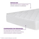 Ver imagem 3 de Colchão de Solteiro para Cama Auxiliar Nuvem D23 188 x 78 x 15cm Casatema MadeiraOriginals Branco