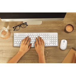 Combo sem Fio Creative Branco Viper Pro Office Vo204 - 4