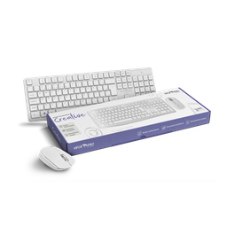 Combo sem Fio Creative Branco Viper Pro Office Vo204 - 3