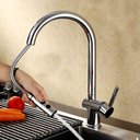 Ver imagem 4 de Torneira Gourmet Ducha Retratil Cozinha Bancada 2 Modos de Jato Monocomando Quente Frio