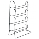 Ver imagem 1 de 2 Suportes Verticais P/ Garrafa de Vinho Aramado Preto