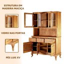 Ver imagem 3 de Armário com Balcão Rústico em Madeira Maciça Mel