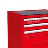 Carrinho Metálico de Manutenção Ferramentas Com 3 Gavetas Vermelho King Tony Cód.87438-3B - 2
