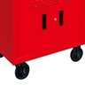 Carrinho Metálico de Manutenção Ferramentas Com 3 Gavetas Vermelho King Tony Cód.87438-3B - 5