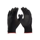 Ver imagem 1 de Luva Flextactil Tricotada Nylon Preta a M