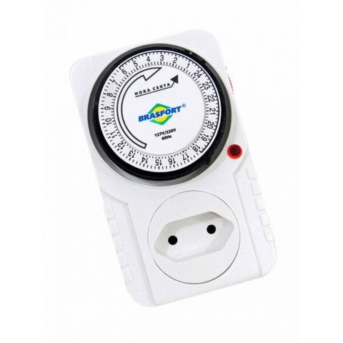 Timer Analógico Temporizador Bivolt 96 Programações