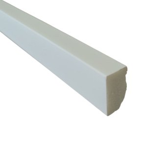 Rodapé Poliestireno Liso 50003 Arquitech - 2,4mx03cm