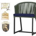 Ver imagem 4 de Mesa e 6 Cadeiras e Noronha Preto E10 Trama Original Verde