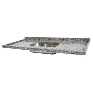 Pia de Granito para Cozinha Levorato Itabira – 120x55cm – Granito Ocre Itabira