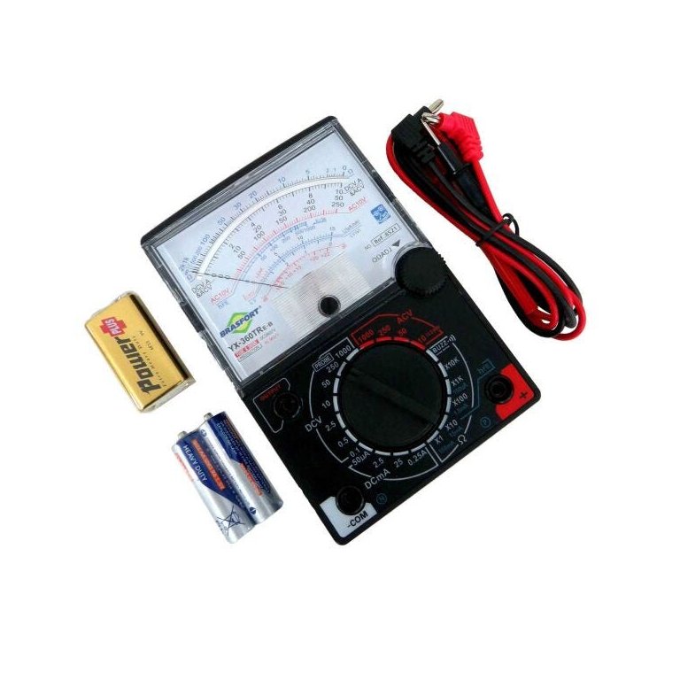 Multímetro Analógico Profissional 250 a a 1000a Yx-360tr (e)