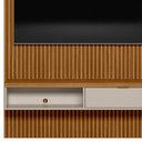 Ver imagem 3 de Painel Ripado para TV 60 Pol. com Bancada 141cm Prime Plus L06 Nature/Off White - Mpozenato