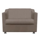 Ver imagem 1 de Namoradeira Decorativa Reforçada Recepção Suede Capuccino