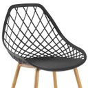 Ver imagem 3 de Cadeira Clarice - Cleo - Preto