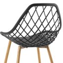 Ver imagem 4 de Cadeira Clarice - Cleo - Preto