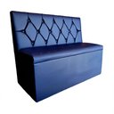 Ver imagem 1 de Poltrona Booth Ciano 1,90cm Azul Marinho