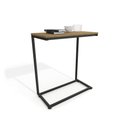 Ver imagem 2 de Mesa de Apoio Sofá Industrial Kappesberg Li025 Freijó Preto