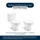 Ver imagem 3 de Tampa de Vaso Sanitário Decorado Avant Plus Preto para Bacia Incepa