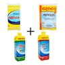 Kit Limpeza De Piscina Genco Cloro Ph Algicida Clarificante - 1
