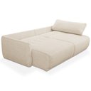 Ver mais imagens de Sofá Cama Retrátil 4 Lugares para Sala de Estar 270cm Malva F04 Linho Bege - Lyam Decor