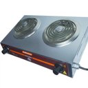 Ver imagem 6 de Fogão Elétrico Portátil de Mesa 2 Bocas 2500W Hot Turbo Inox 220V Resistência Blindada Cotherm