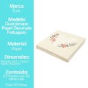 Ver imagem 5 de Kit Guardanapo Decorado Coração Floral Luxo 40 Folhas 33cm - Tuut