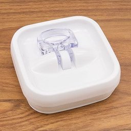 Pote Hermético Quadrado Acrílico 600 ml - Conjunto com 4 - 5