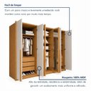 Ver imagem 7 de Guarda Roupa Casal 6 Portas Vidro Refleta e 6 Gavetas MDF Imperiale Premium