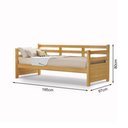 Ver imagem 2 de Sofá Cama Vintage Enjoy Mona Madeira com Colchão Acompanha Nicho