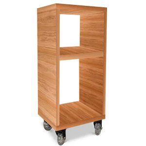Mesa de Cabeceira Nicho em Madeira MDF 60 x 30 com Rodízio - Jade