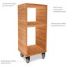 Mesa de Cabeceira Nicho em Madeira MDF 60 x 30 com Rodízio - Jade - 6