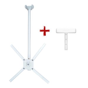 Suporte para Televisão de 10 a 55 Polegadas de Teto Cs0050b Branco