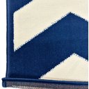 Ver imagem 2 de Tapete Smart 190x280 2462 X33 Zig Zag Azul