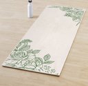 Ver imagem 4 de Tapete Passadeira Natural 45x140cm Flores/Verde - Antiderrapante FASTLAR