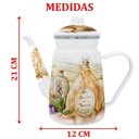 Ver imagem 4 de Bule Esmaltado com Indução Italy Premium Chá Café 1,2 Litros