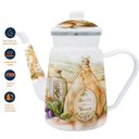 Ver imagem 2 de Bule Esmaltado com Indução Italy Premium Chá Café 1,2 Litros