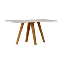 Ver imagem 1 de Mesa Jantar Mariah 160x90 Ype/off White - Nc