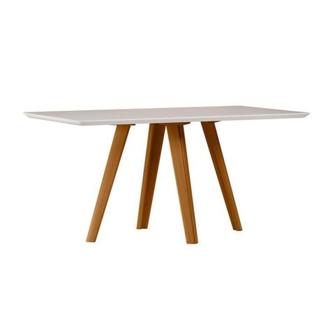 Mesa Jantar Mariah 160x90 Ype/off White - Nc