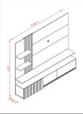 Ver imagem 4 de Home Theater Atena para Tv de até 65 Polegadas - Cumaru - Madetec